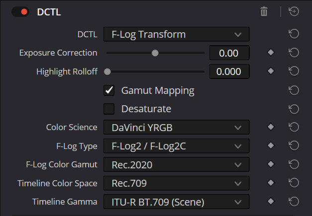 F-Log Transform