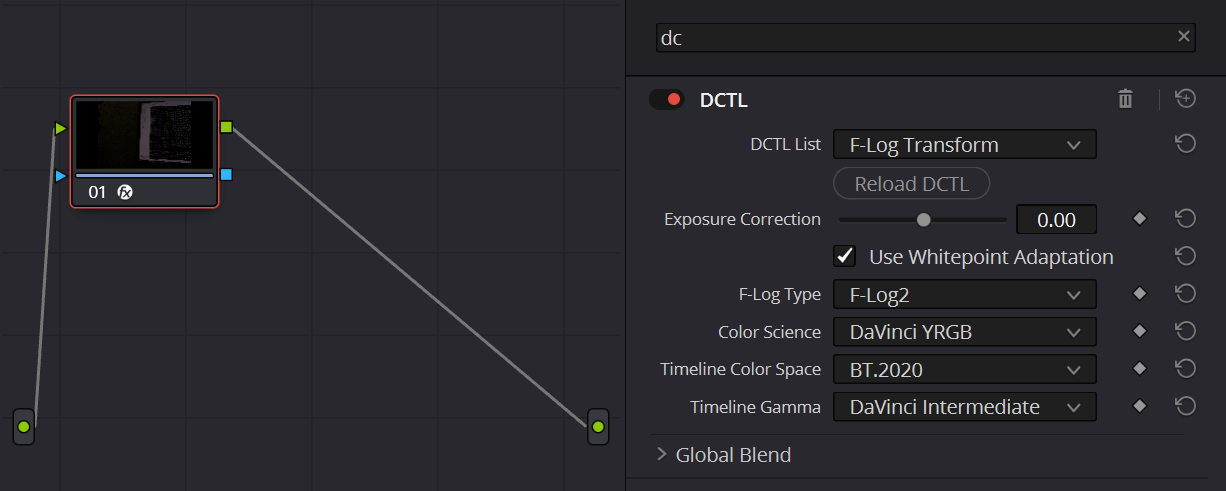 F-Log Transformation